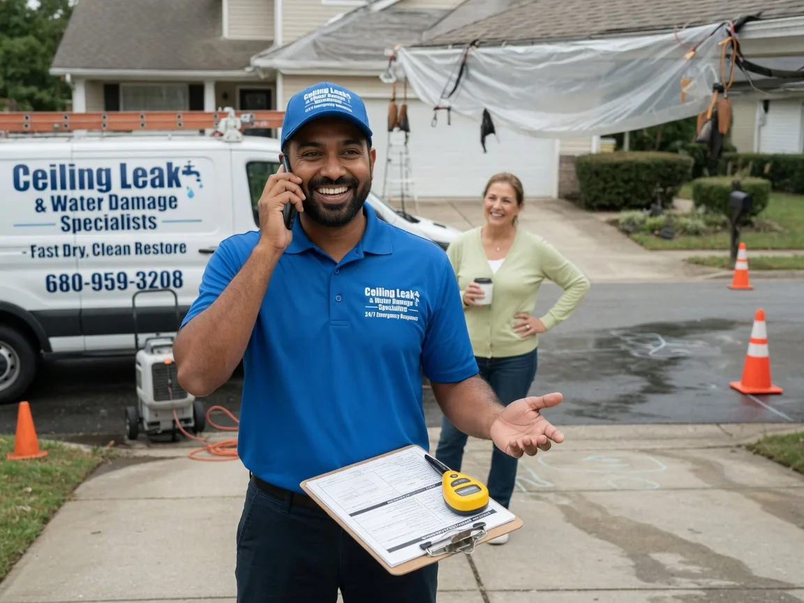 Ceiling Leak Cleanup Peachtree Corners, GA FAQs